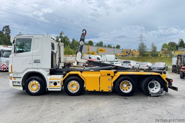 Vozidlo s hákom na kontajnery SCANIA G480 8x4 Abroll Sobag