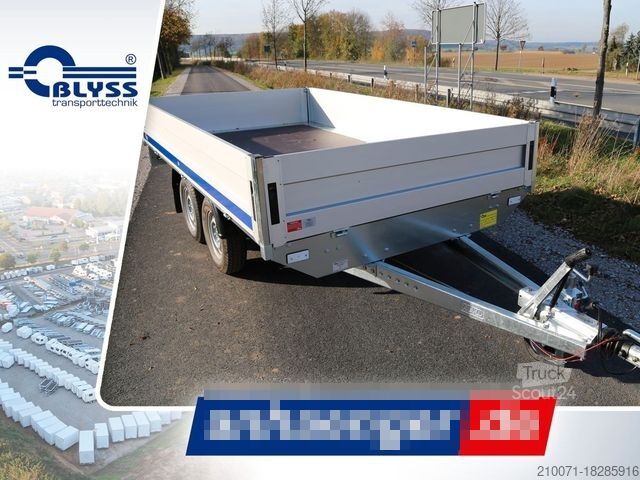 Remorque pour voiture BLYSS AKTION! Hochlader 310x160x40cm 2700kg zGG