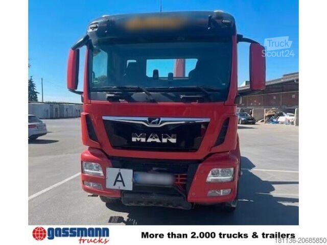 Kanca kasalı yük kamyonu (roll-off) MAN TGS 35.500 8x4 BB, Pritarder, Meiller RK 30.65
