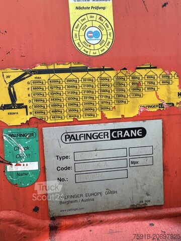 Autokraanoplegger Meusburger MPS-2 Kran Palfinger 23002