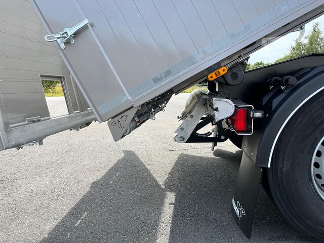 Reisch 3 ašų savivartis puspriekabė 50m³ Reisch 3-Achs-Kippsattelauflieger Alumulde Alug