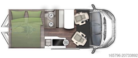 Autocamper Forster V 599 CB Vantasy Automatik * 140 PS * Markise