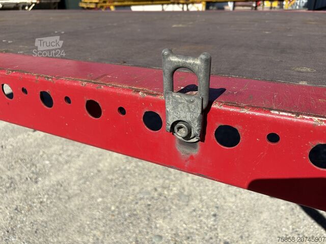 Wechselbrücke med ladfladeSkiftelad med ladfladeWechselbrücke med platform Krone 7,45m BDF Baustoff Multilockrahmen