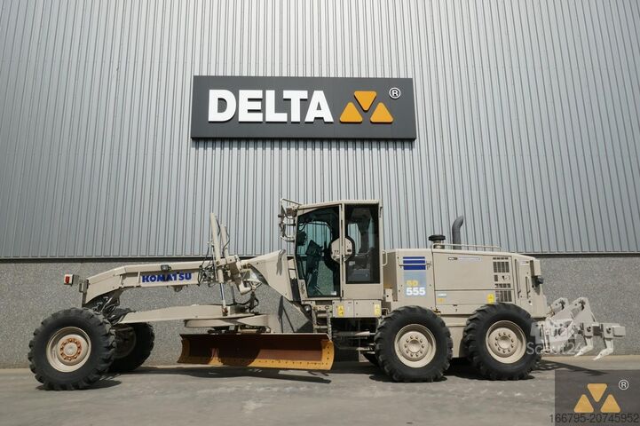 Grader Komatsu GD555-5 Ex-army