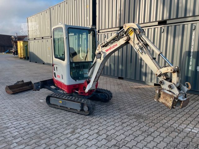 Miniekskavators TAKEUCHI TB 216 Powertilt Lehnhoff HS01 3+4 Steuerkreis