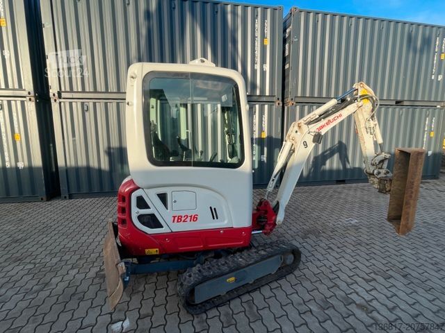Miniekskavators TAKEUCHI TB 216 Powertilt Lehnhoff HS01 3+4 Steuerkreis