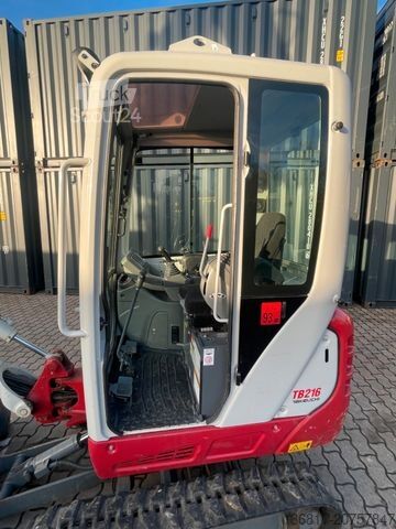 Miniekskavators TAKEUCHI TB 216 Powertilt Lehnhoff HS01 3+4 Steuerkreis