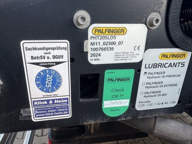 System med krokarm IVECO X-WAY 480 6x2 EURO6 HAKOWIEC PALFINGER PH T20 SLD5