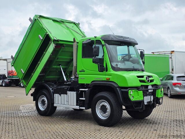 Pašizgāzējs kravas automašīna UNIMOG U 430 / 4x4 / Getreide Kipper