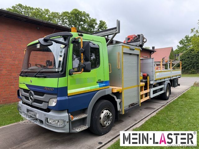 Jeřáb na nákladním automobilu MERCEDES-BENZ 1523 Atego  PK 12001  19m Funk 62.706 km