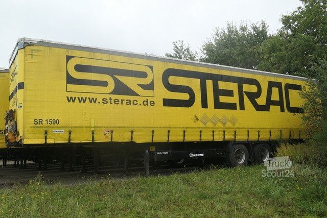Отворено полуремарке с брезент KRONE SD, Edscha, BPW, Trommel,Luft,Mehrfach auf Lager