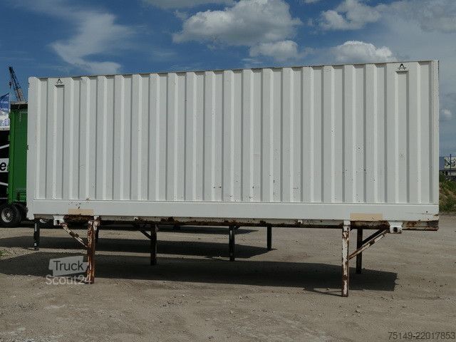 Maināms virsbūves kravas automobilis  Wechselkoffer, BDF, Schlüssellochblech, Türen