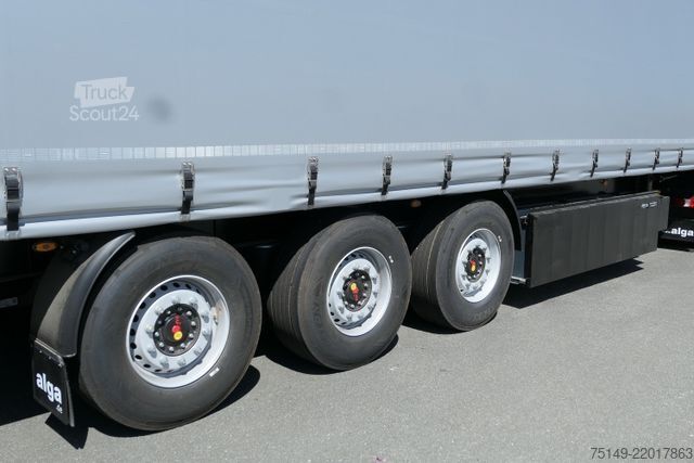 Öppen semitrailer med kapell KÖGEL SN 24-1, Palettenkasten, EN 12642 XL Zertifikat