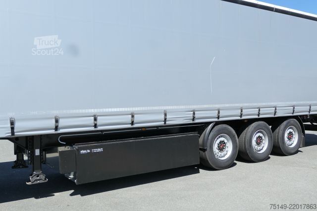 Öppen semitrailer med kapell KÖGEL SN 24-1, Palettenkasten, EN 12642 XL Zertifikat
