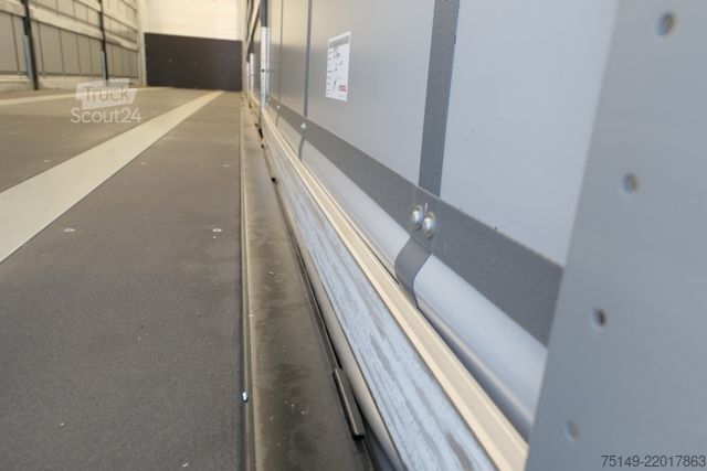 Öppen semitrailer med kapell KÖGEL SN 24-1, Palettenkasten, EN 12642 XL Zertifikat