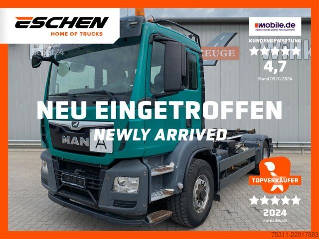 Camion benne à bras amovible MAN TGS 18.360 4x4H BL*HIAB Abrollkipper*Klima*Hydro