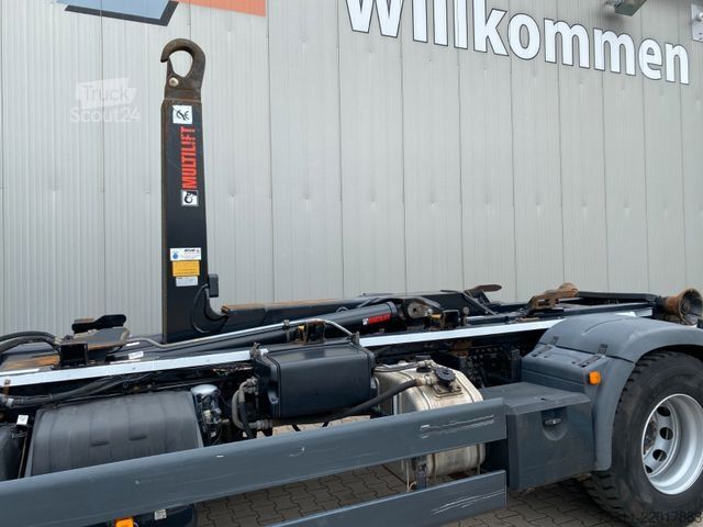 Camion benne à bras amovible MAN TGS 18.360 4x4H BL*HIAB Abrollkipper*Klima*Hydro