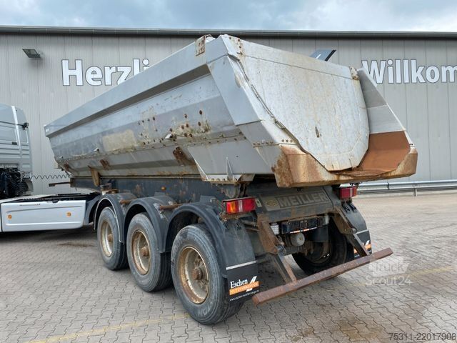 Semiremorcă basculantă MEILLER KISA TR3 25m³ Stahl*Luft/Lift*BPW*Trommelbremsen
