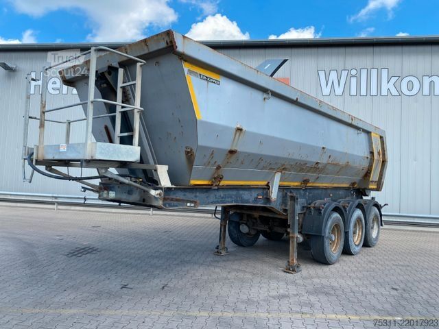 Semiremorcă basculantă MEILLER KISA TR3 26m³ Stahl*Luft/Lift*BPW*Trommelbremsen