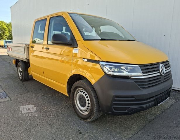 Furgoneta pick-up VW T6 Transporter Doka 6-Sitzer 4-Türer Klima AHK