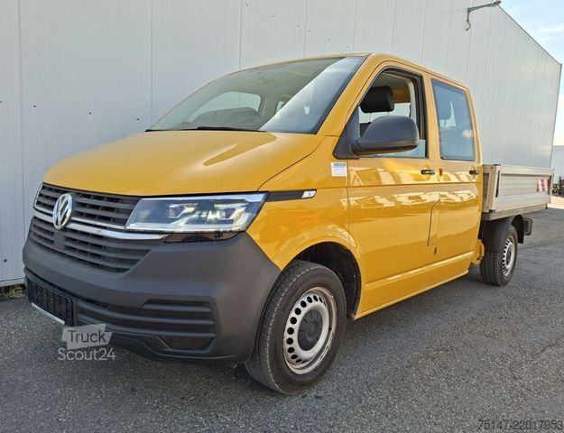 Furgoneta pick-up VW T6 Transporter Doka 6-Sitzer 4-Türer Klima AHK