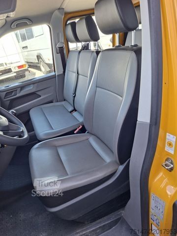 Furgoneta pick-up VW T6 Transporter Doka 6-Sitzer 4-Türer Klima AHK