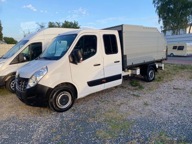 Tipvogn varebil RENAULT MasterIII DoKaDreiseitenkipper,1Hd,Klima,AHK,Kam