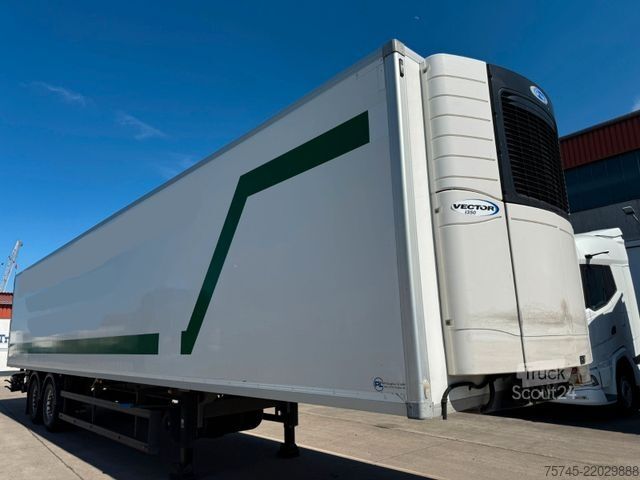 Kylmäkuljetuspuoliperävaunu WEB-TRAILER TKS 18 * KÜHLKOFFER * CARRIER VECTOR 1350 * SAF