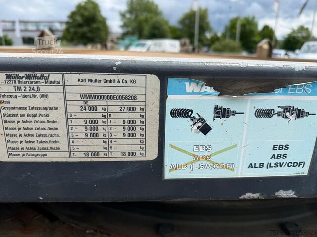 Komercijalno vozilo Müller-Mitteltal 3 Achs Anh für Container Frontbeladung TÜV03 27