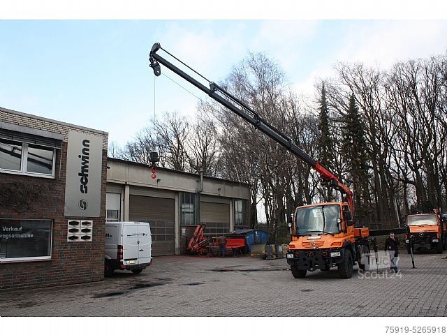 Inne Mercedes-Benz UNIMOG 300 Wandler mit Kran PK 9002 u. Seilwinde