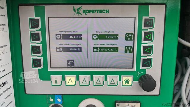Koksnes šķeldotājs Komptech CRAMBO 6000 MOBILE SLOW-SPEED SHREDDER