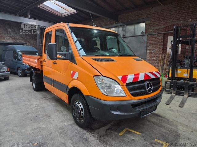 Benne tri-benne MERCEDES-BENZ Sprinter DoKa 3 S Kipper 515 CDI AHK  7 Sitze