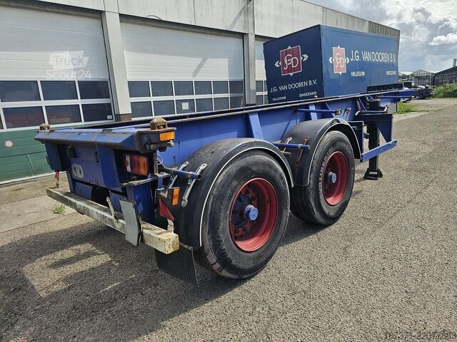 Transport av containere MKF METALLBAU CS 20 -20 FOOT- CONTAINER CHASSIS -HEAVY DUTY- ...