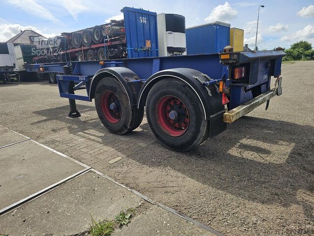 Transport av containere MKF METALLBAU CS 20 -20 FOOT- CONTAINER CHASSIS -HEAVY DUTY- ...
