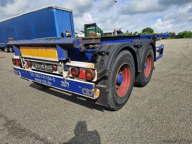 Containervervoer KRONE F.ATL 20-BPW DRUM-STEEL SPRINGS.