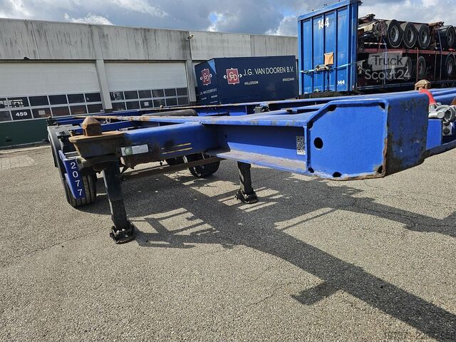 Containervervoer KRONE F.ATL 20-BPW DRUM-STEEL SPRINGS.