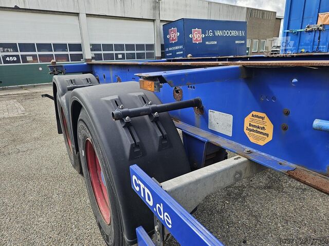 Containervervoer KRONE F.ATL 20-BPW DRUM-STEEL SPRINGS.