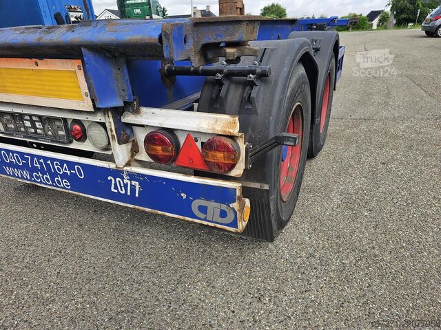 Containervervoer KRONE F.ATL 20-BPW DRUM-STEEL SPRINGS.