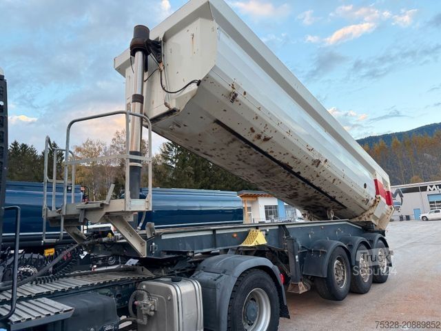 Standardowy ciągnik siodłowy MAN TGS 18.460 4X4 H Pritarder + Auflieger Schwarzmü