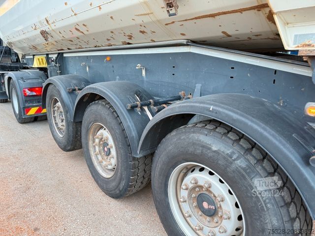 Standardowy ciągnik siodłowy MAN TGS 18.460 4X4 H Pritarder + Auflieger Schwarzmü