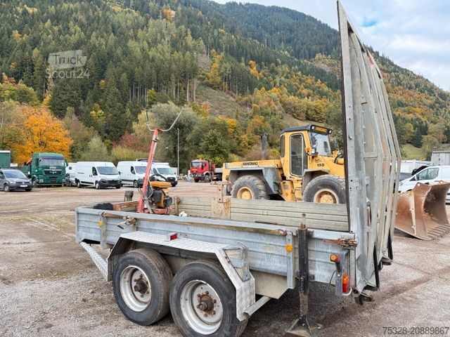 Reboque com plataforma rebaixada PONGRATZ WA 350 TD Tieflader Rampen 3540Kg Nutzlast