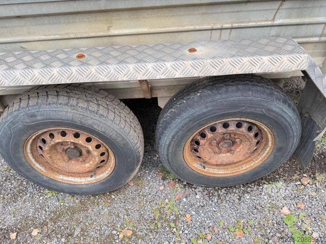 Remolque de automóvil PONGRATZ KGT 300/17 Pritsche Aufsatzwände Tieflader Rampe