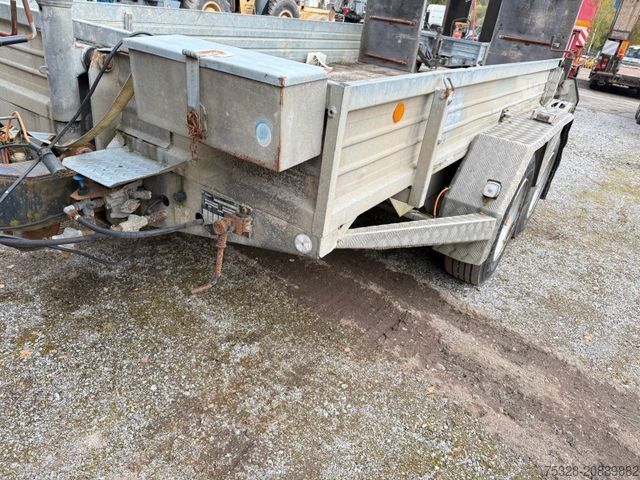 Reboque com plataforma rebaixada PONGRATZ WA 350 TD Tieflader Rampen 3680Kg Nutzlast