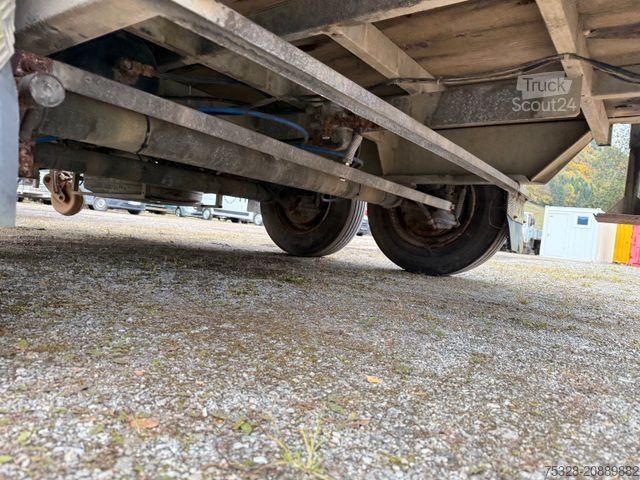 Reboque com plataforma rebaixada PONGRATZ WA 350 TD Tieflader Rampen 3680Kg Nutzlast