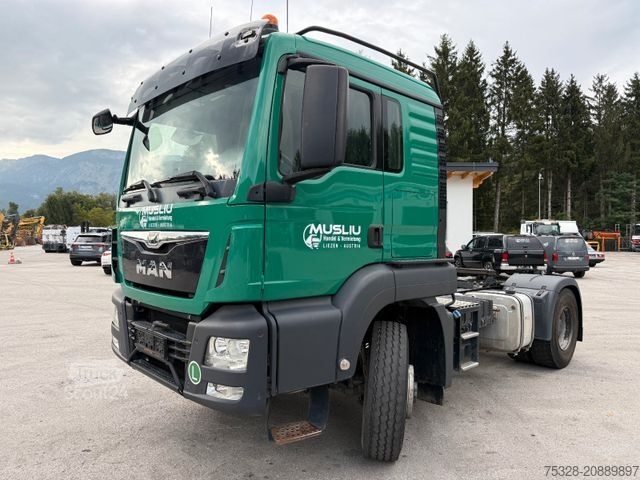 Standardowy ciągnik siodłowy MAN TGS 18.500 4X4H Kipphydraulik Top