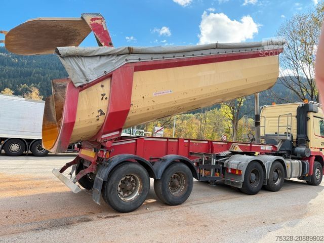 Standardowy ciągnik siodłowy MERCEDES-BENZ Actros 2655 V8 MP3 6X4 BL + Auflieger Schwarzmül