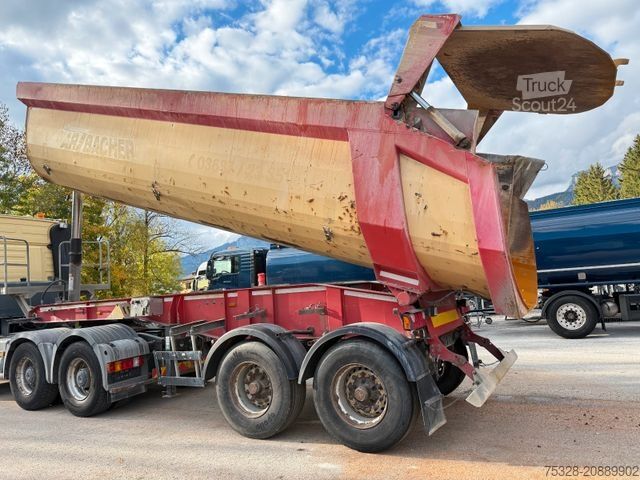 Standardowy ciągnik siodłowy MERCEDES-BENZ Actros 2655 V8 MP3 6X4 BL + Auflieger Schwarzmül