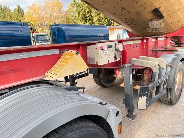 Standardowy ciągnik siodłowy MERCEDES-BENZ Actros 2655 V8 MP3 6X4 BL + Auflieger Schwarzmül