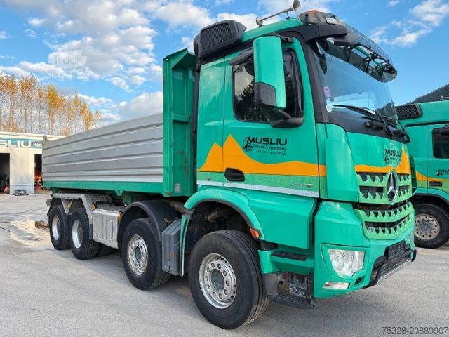 Autocarro ribaltabile MERCEDES-BENZ Arocs 4145 8X4 BB Retarder Meiller Bordmatik