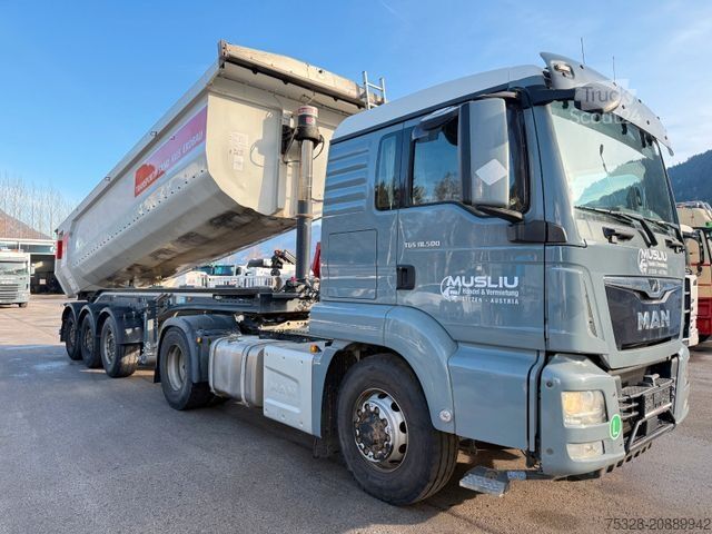 Standardowy ciągnik siodłowy MAN TGS 18.500 4X4 H Pritarder + Schwarzmüller Alu